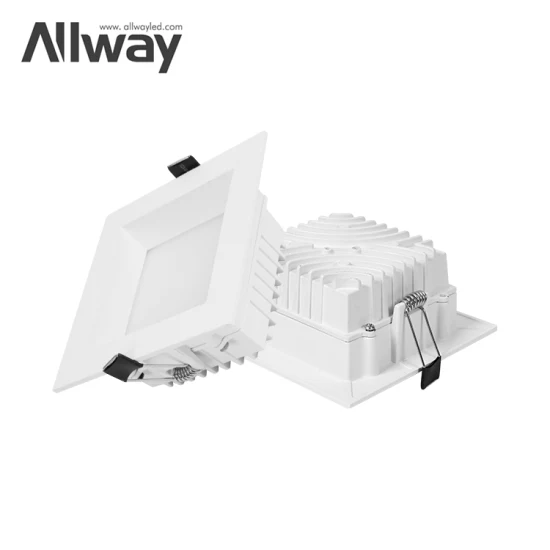 Allway Commercial Wall Washer Down Light Recessed LED Slim Square Downlight