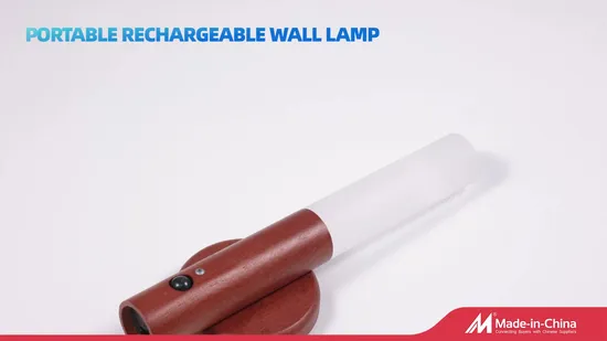 Rechargeable Night Light Portable 1W 60lm IP20 LED Wall Light with Motion Sensor for Indoor